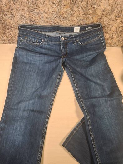 womens TOMMY HILFIGER ROME straight fit jeans stretchy blue denim  size W 32 L 32