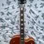 Vintage VSA-850 Semi Acoustic Guitar Upgraded with Lollar P90s Image 4