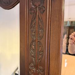 Antique mahogany wardrobe