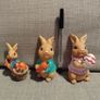 Easter cute  rabbit bunny decor figurines Image 2
