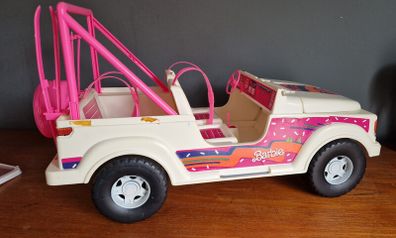 Vintage MATTEL, Barbie, Ski Fun, 4x4 Jeep & Snowmobile, 1989.