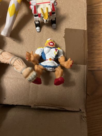 Vintage Power Rangers Action Figure Lot 1990s - 100% Complete Eye Guy, Tigerzord, Yellow Ranger, Lord Zedd + Monster