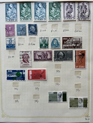 Irish stamps 19 pages