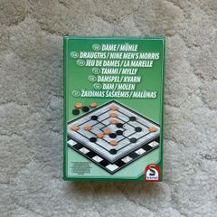 Schmidt Draughts and Nine Mens Morris Wooden Board Game New Sealed