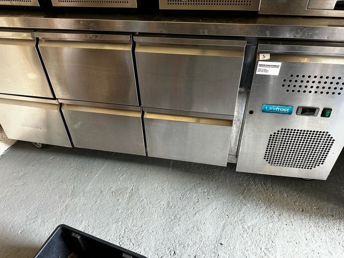 Unifrost 6 drawer countertop fridge. Need to refill gas. I drop the price for refilling.