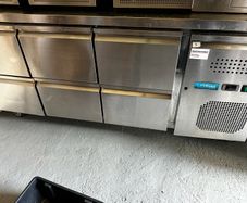 Unifrost Heavy Duty Flat Top Counter Fridge.