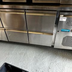 Unifrost Heavy Duty Flat Top Counter Fridge.