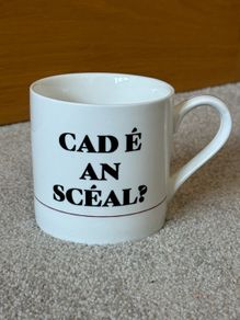Cad E An Sceal Ceramic Coffee Mug
