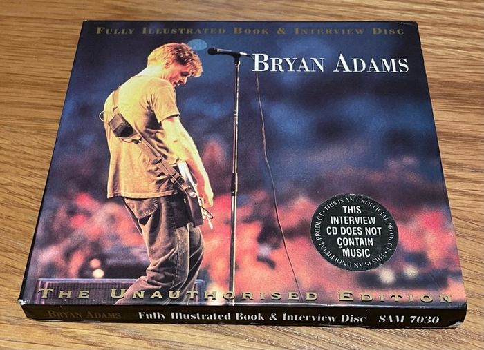 Rare Bryan Adams interview disc, Fully illustration Book.