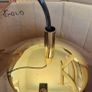 3 x Sol glass pendant light, 35cm/amber Image 4