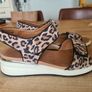 Caprice Leopard Print Sandals Image 2