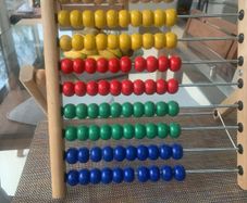 Wooden sturdy abacus
