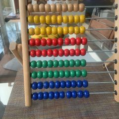 Wooden sturdy abacus