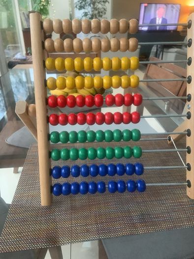 Wooden sturdy abacus