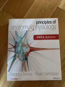 College textbook- Principles of Anatomy and Physiology 14th Edition