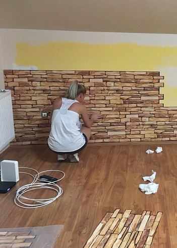 Decorative PVC panel for all walls 3D