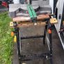 hitachi table saw with table and converter box Image 2