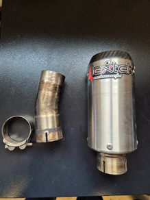 Lextek Slip On Stubby Exhaust + Link Pipe