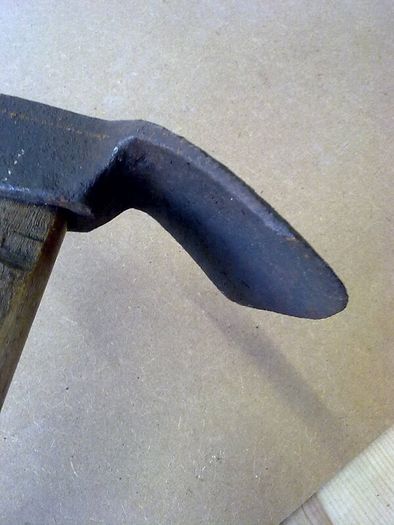 Small adze for wooden bowl making