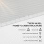 14 Pieces Polycarbonate Sheets, 121 x 61 x 0.4cm Image 6