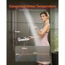 Thermostatic Shower Faucet Valve, 38C Secure Lock Thermostatic Shower Faucet Valve, Hot Cold Water Showering Faucets Temperature Control Valves Image 3