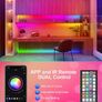 30M LED Strip Lights, Ultra Long Bluetooth RGB Light Strips with Remote & App Control, Colour Changing Tape Lights, Music Sync Dimmable Lighting for Bedroom, Living Room, Gaming Room & Christmas Decor [Energy Class A] Image 3