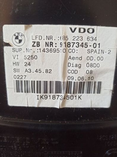 instrument cluster