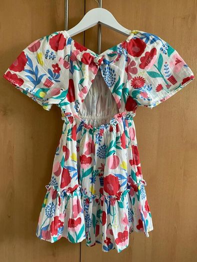 M&S Girls Floral Dress - see 4 pics