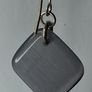 Steel Grey Mosaic Diamond Drop Earrings Image 4