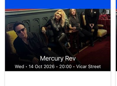 Concert Mercury Rev