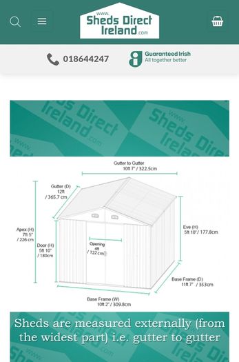 Steel shed