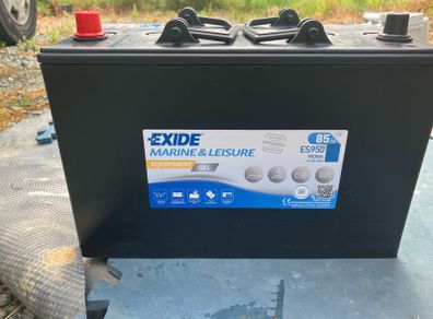 NEW Exide Gel 85Ah dedicated leisure battery. Deep Cycle.