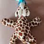 Philips Avent Giraffe Snuggle Baby Comforter and Soother Holder Image 2