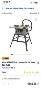 Titan table saw