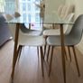 Dinning table Set 4 Chairs Image 2