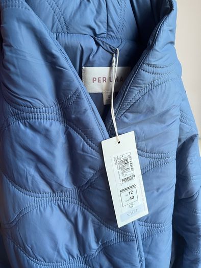 PER UNA M&S belted puffer coat size 12, NEW