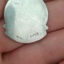 A silver medal or pendant depicting the Irish harp Image 4