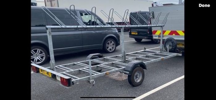 cycle trailer. Carries 16 cycles