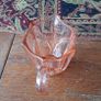 Vintage Pink Glass Jug Image 2
