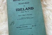 Antique Road &amp; Cycle map Donegal