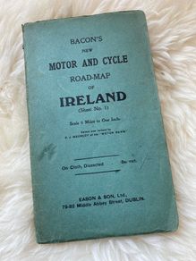 Antique Road & Cycle map Donegal