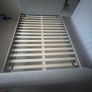5ft kingsize sleigh bedframe . Grey fabric. Ez living bed Image 5