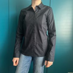COS navy ladies blouse. Size 8