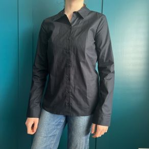 COS navy ladies blouse. Size 8