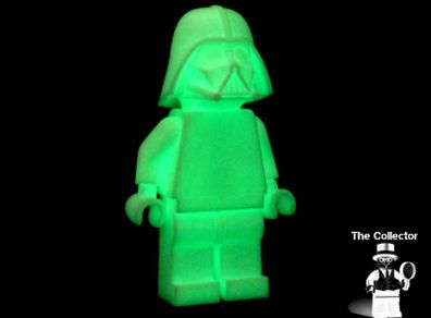 LEGO Darth Vader Unreleased Star Wars Prototype Glow In The Dark Colour Monochrome Minifigure Extremely Rare And Hard To Find