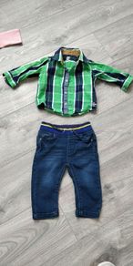 top and jeans 6-9m  Timberland and Dunnes