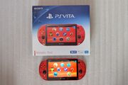 Boxed Sony PlayStation PS Vita Slim : Metallic Red