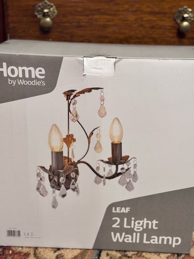 Wall lamp for two lights