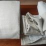Blackout Eyelet curtains never used 132"x90" Image 2