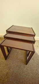 Mid century G Plan nest of teak coffee tables